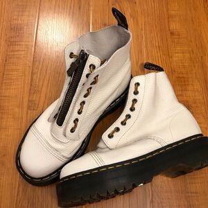 Dr. Martens White Combat Boots